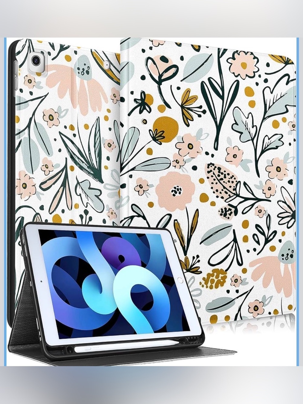 NEW Uppuppy for iPad 9th/8th/7th Generation Case 10.2 folio